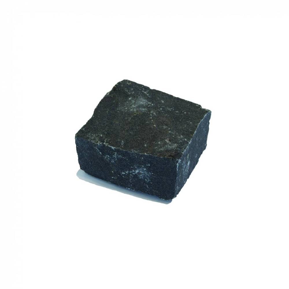 Pavé Basalte Noir 10x10x4/6 cm