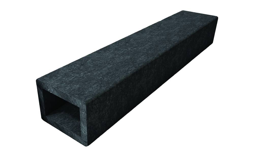 poutre palissade recyclat noire