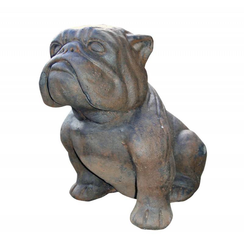 bouledogue assis