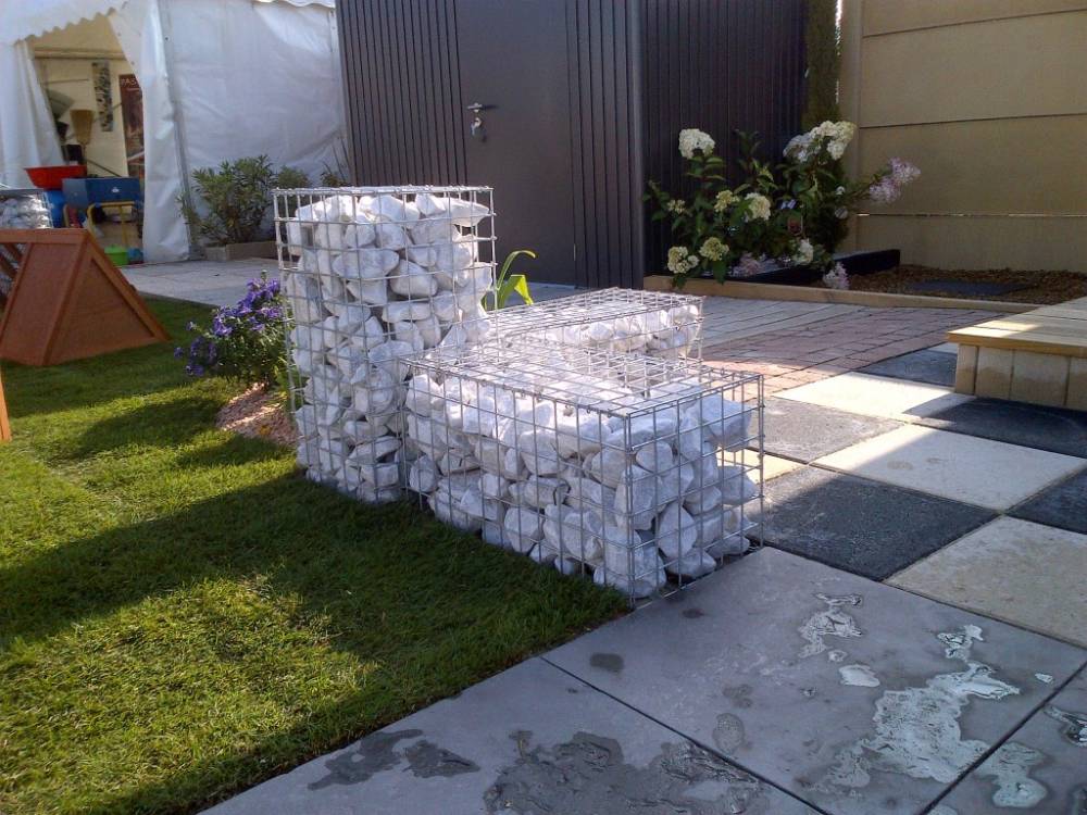 gabion 600x300x300 ( 1 debout et 2 couchés)