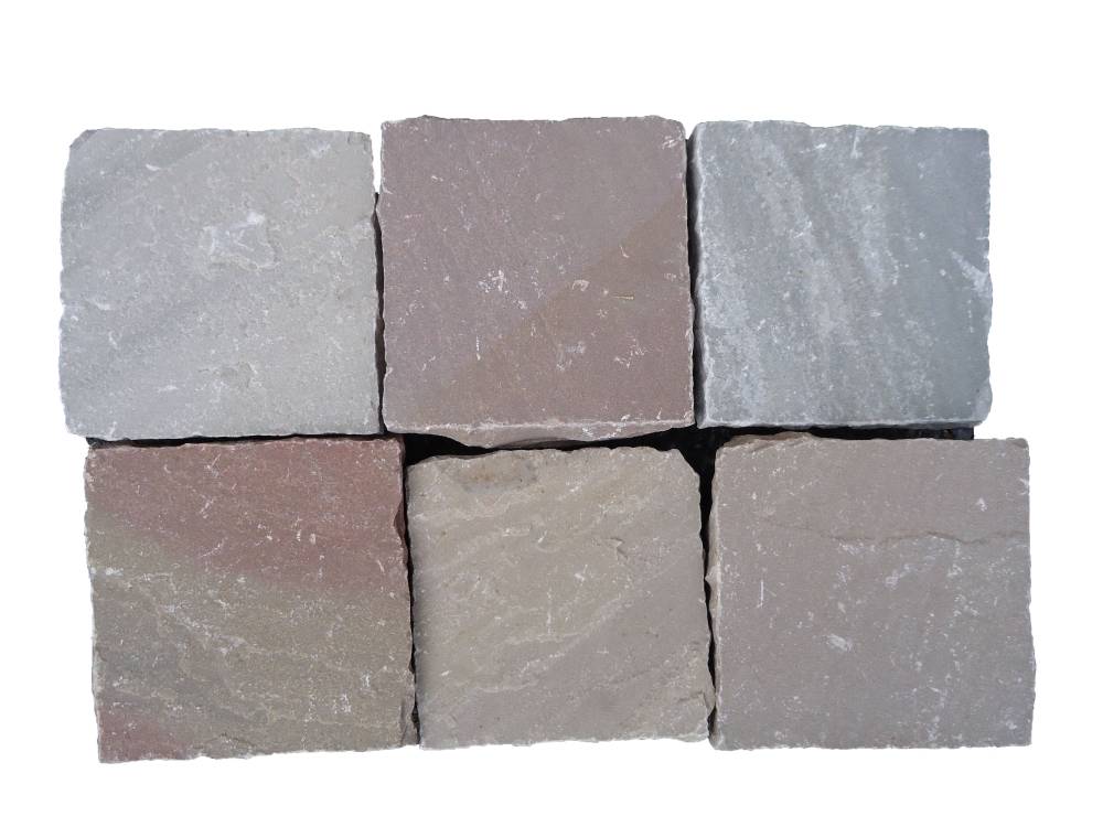 Pavés Grès Multicolor 3-5(1)