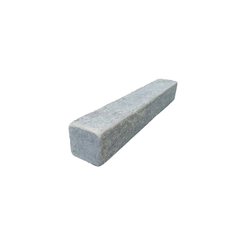 BORDURE ARDOISE GRISE TAMBOURINEE 50 x 8 x 8 cm