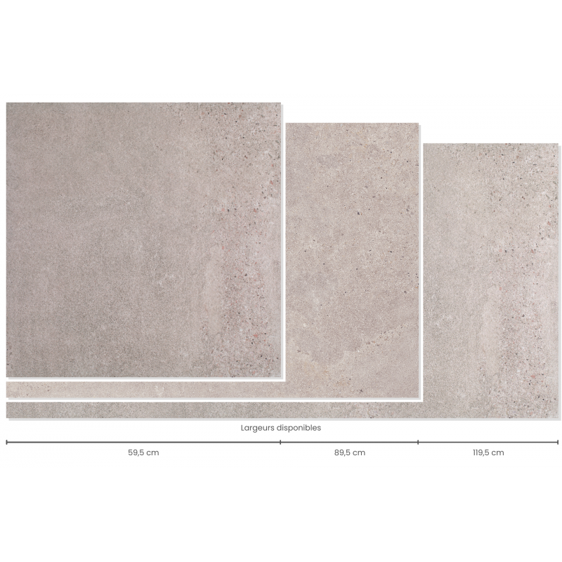 40439 - 40440 - 40441 - 5902610588020 - 5900139007022 - 5900139004762 -  DALLE CERAMIQUE OPTIMAL GRIS  (4)