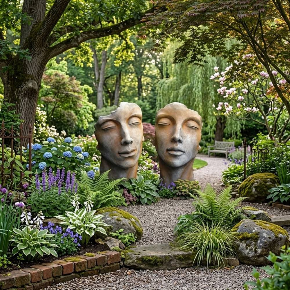 visages homme femme in situ