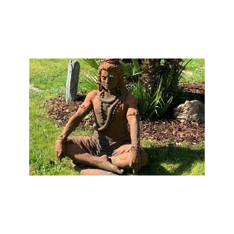 statue-shiva-assis-effet-demi-rouille (1)