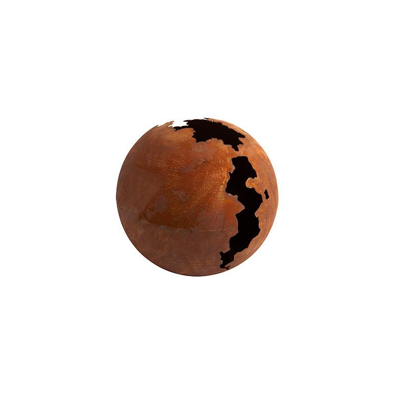 sphere-craquelee-metal-effet-rouille