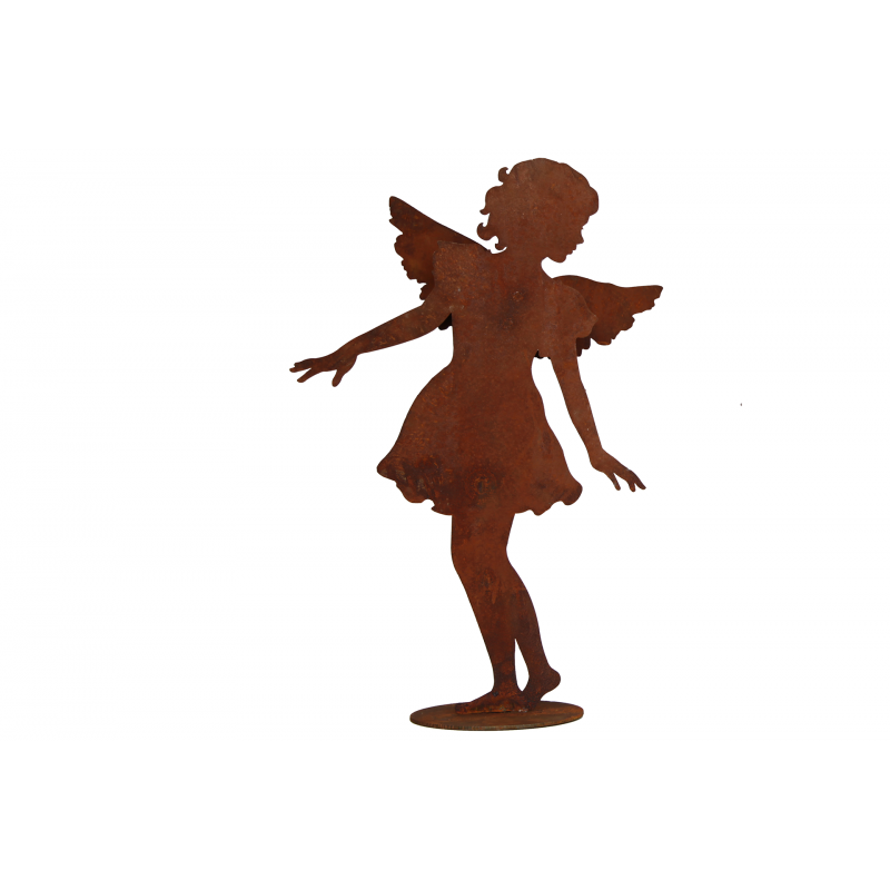 silhouette-ange-metal-rouille