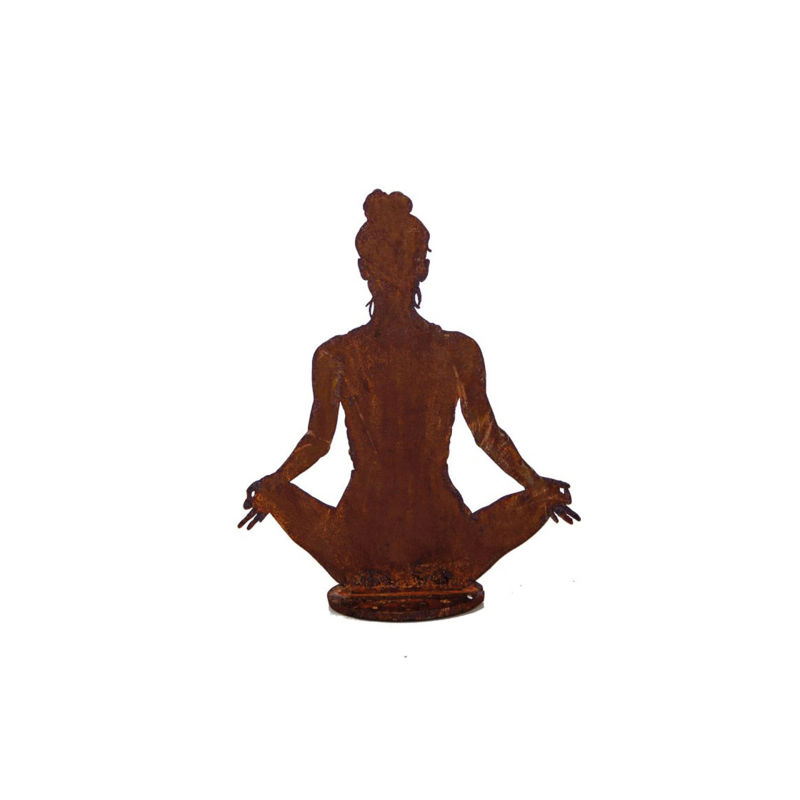 silhouette-yoga-metal-rouille